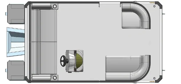 Overhead deck plan of the 7515 Leisure Quest Cruise
