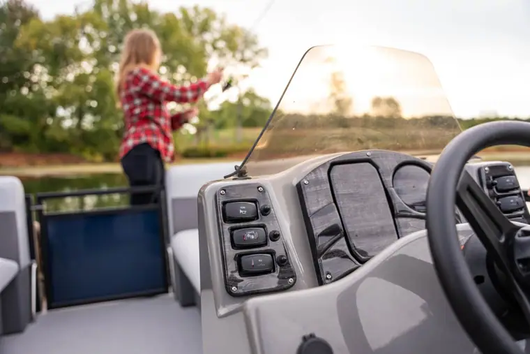 Casting from beside the helm