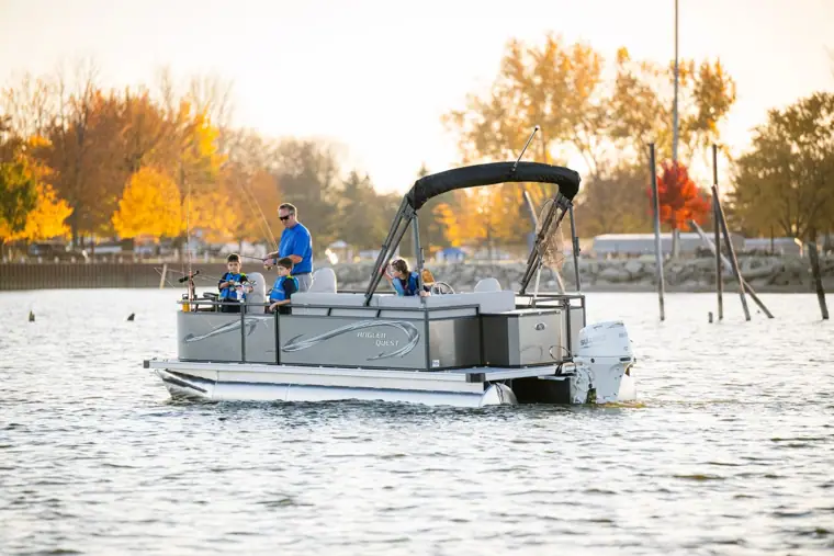 18-foot Panfish at golden hour